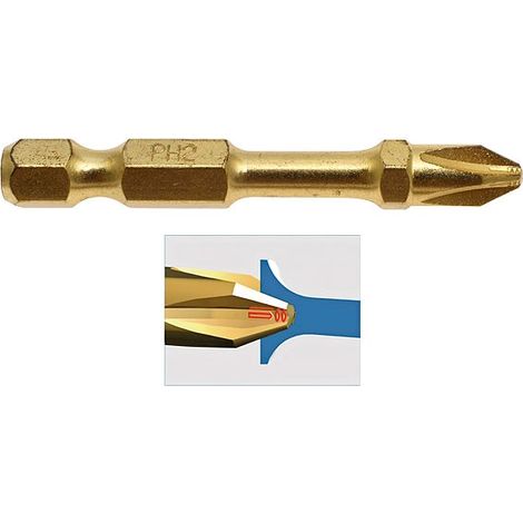 EMBOUT POUR BOIS PH2 50 2PC MAKITA B-28307 (1/3)