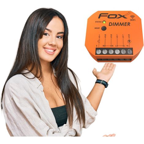 Wi-Fi-Dimmer WI-DIM1S1-P - 230V - Smart-Steuerung - LED-kompatibel - Einfache Installation (1/5)