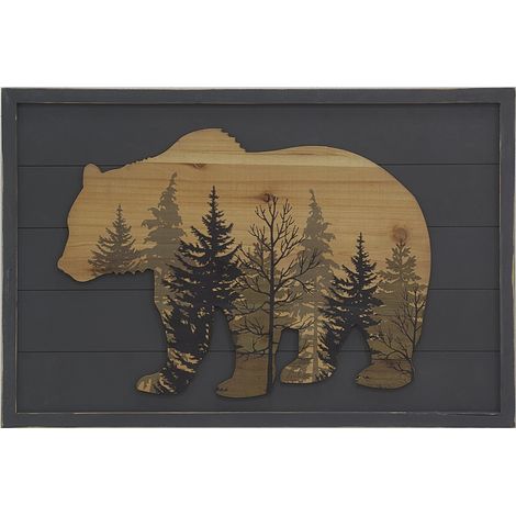 Aubry Gaspard – Cadre photo en pin 72x48 cm – Finition mate gris naturel – Pour mettre en valeur vos œuvres d'art – Fixation murale incluse (1/4)