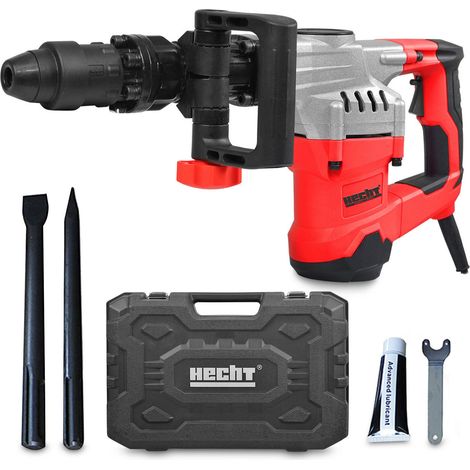 Hecht 1090 Marteau piqueur marteau de démolition puissante rotatif avec mallette et porte outil SDS-MAX (1/5)