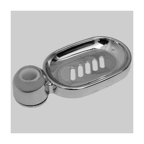 PORTA SAPONE CROMATO PER ASTA SALISCENDI PANAMA - Dm 19