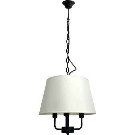 Lampadario Candellux Pasteri nero/ecru 3xE14 Ø32 110cm (1/4)