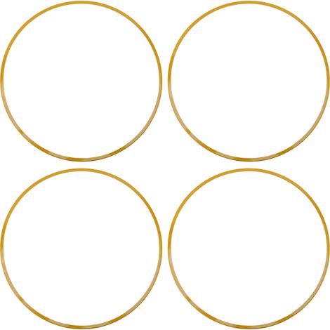 4 anneaux protection jante 17 pouces anti-rayures – Auto-adhésif décoratif aluminium métal jaune, carrosserie (1/5)