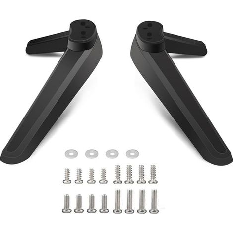Pied de support universel pour téléviseur, pièce de rechange pour pied de bureau de téléviseur, pieds de fixation pour support de téléviseur (convient aux diamètres de 17 à 20 mm) (1/5)