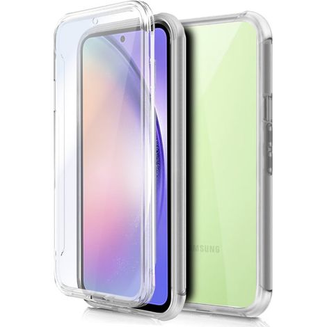 Funda COOL Silicona 3D para Samsung A546 Galaxy A54 5G (Transparente Frontal + Trasera)