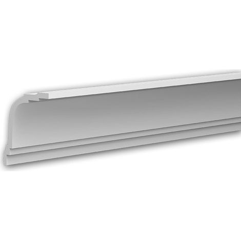 Eckleiste Profhome 650244 Deckenleiste Stuckleiste Zierleiste Zeitloses Klassisches Design weiß 2 m
