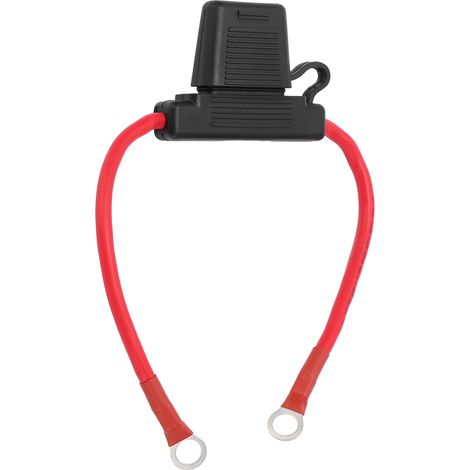 Porte-fusible en ligne 8AWG avec fusible à lame 80A, protection étanche des circuits pour véhicules et navires 12-24V (1/5)