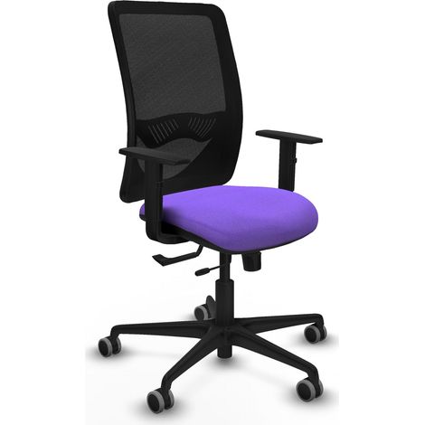 Silla de oficina piqueras y crespo Zulema negro ergonómica 120 Kg (1/2)