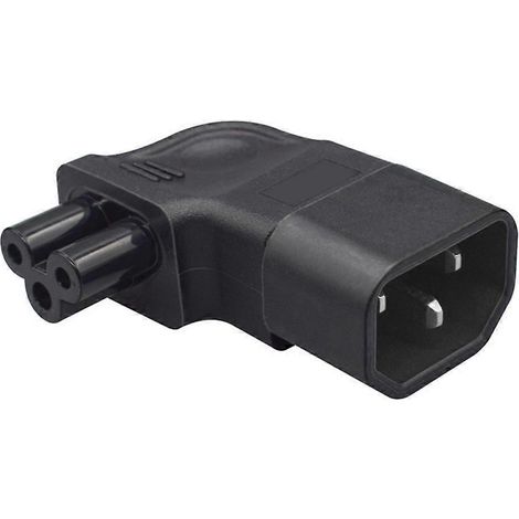 Adaptateur d'alimentation PDU avec câble adaptateur coudé C14 vers C5