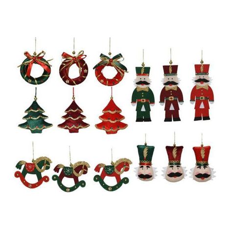 COLGANTE SURTIDO 15 MODELOS CASCANUECES CABALLO ARBOL