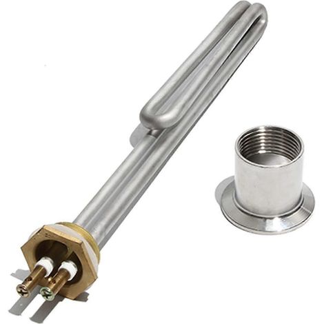 Élément chauffant de sauna 380V 4KW, tube en acier inoxydable DN25 de 1 pouce, pièce de rechange résistante aux hautes températures et à la corrosion. (1/5)