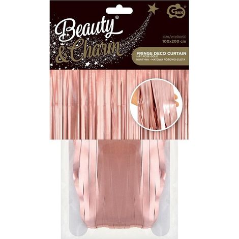 Tenda color oro rosa opaco 100x200 cm