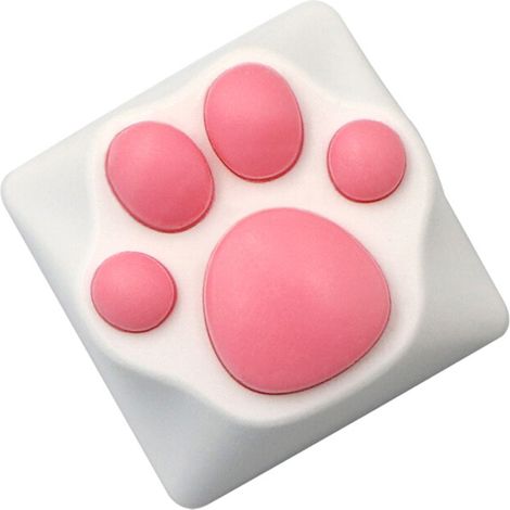 Copritasto di ricambio per tastiera CatPaw in PBT, colore rosa animazione.