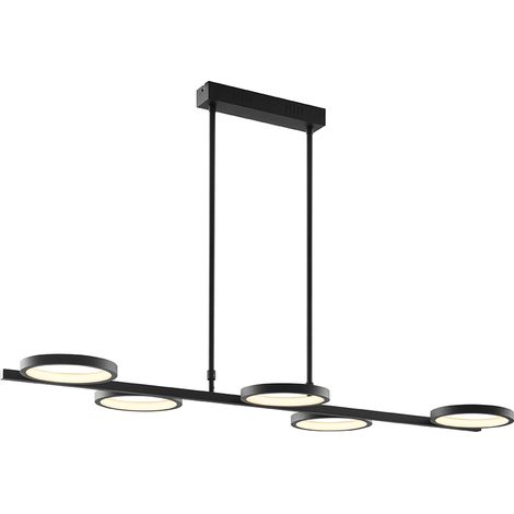 Modern Pendant Light Black Incl. LED 3-Step Dimmable 5-Light - VivÃ©