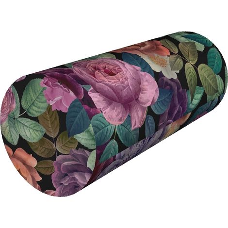 Cuscino riabilitativo a rullo Enigma Ø15x40 cm - velluto, memory foam, per supporto di collo e schiena, Bertoni (1/5)