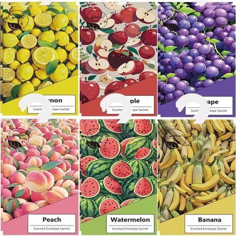 Pack of 12 Scented Sachets for Wardrobe with a Good Home Smell, Lavender Sachets, Car Fragrance Cupboards, Scented Wardrobe Bag, Home Fragrance, Deodorising Clothes Wardrobe (Mixed) (1/5)