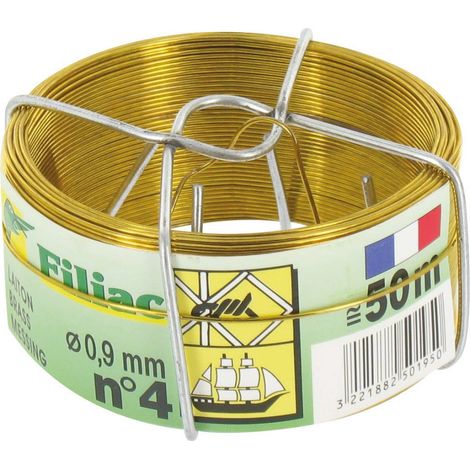 Messingdraht glatt 0,9 mm - 50 m Nr. 4