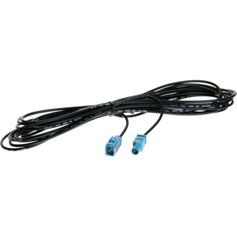Cordon prolongateur antenne 5m Fakra M F noir