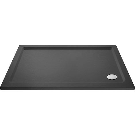 Harper Rectangle 800 x 1200mm Shower Tray Slate Grey (1/2)