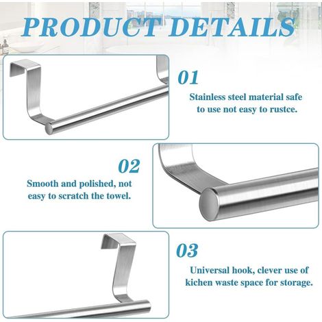 Produktbild von 2 Stück Edelstahl-Rundstäbe 304 – Ø 7,5 / 8 / 8,5 / 9 / 9,5 Mm, Länge 500 Mm – Für Modellbau, Wellen, Achsen & DIY-Projekte