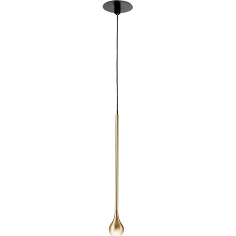 Lampe À Suspension Ursula Sp/I Or - Suspension Encastrable Led 5W 3000K 255Lm Faisceau 24° Ip20 Cadre Aluminium - Gea Luce (1/3)