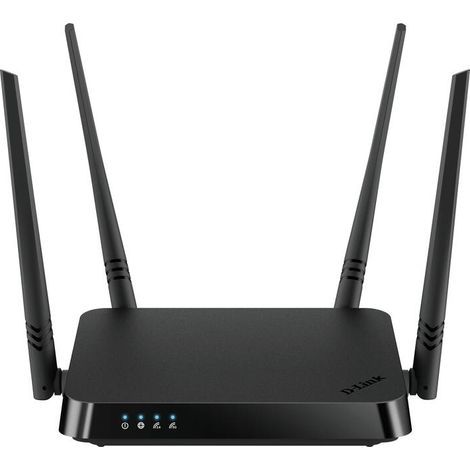 D-Link AC1200 router inalámbrico Gigabit Ethernet Doble banda (2,4 GHz / 5 GHz) Negro (1/4)
