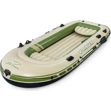 BISCHAU GONFLABLE VOYAGERA© X4 SET HYDRO-FORCEA©, 350 X 145 CM, 4 ERWACHSENE
