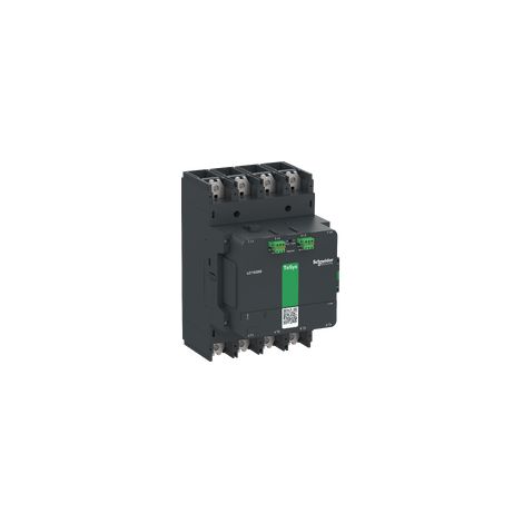 Contattore elevata potenza TeSys Giga, 4P (4NO), AC1 440A, versione Advanced, bobina elettronica 24...48V AC/DC - LC1G3304BEEA