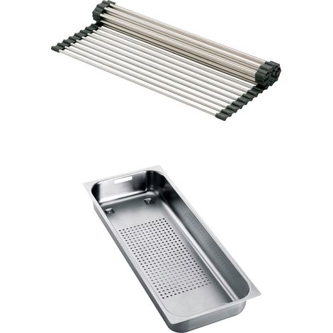 Set accessoires éviers Mythos Fragranit : Rollmat + panier égouttoir - Franke