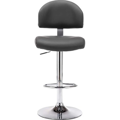 Maison Exclusive - Barhocker Grau Kunstleder (1/5)