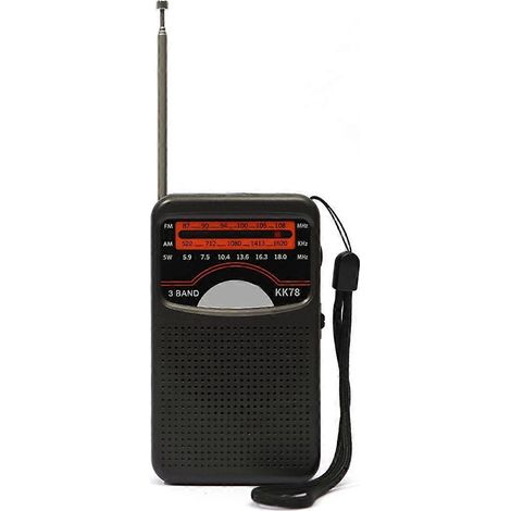 KK78 Tragbares Universal-Notfunkgerät (Kurz-/Mittel-/Vollfrequenz) mit LCD-Bildschirm (1/5)