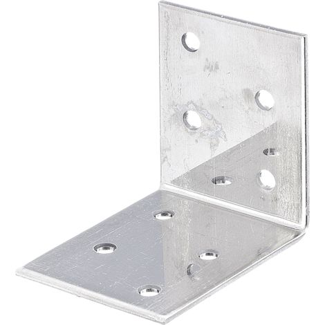 Équerre d'assemblage – Acier inoxydable – 50 x 50 x 40 mm – Kit de 50 pièces – Marque Alberts (1/2)
