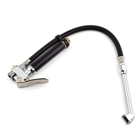 Gonfleur de pneus manuel Toivize Aluminium 120 PSI compact ergonomique avec manomètre intégré pour voiture vélo moto (1/5)