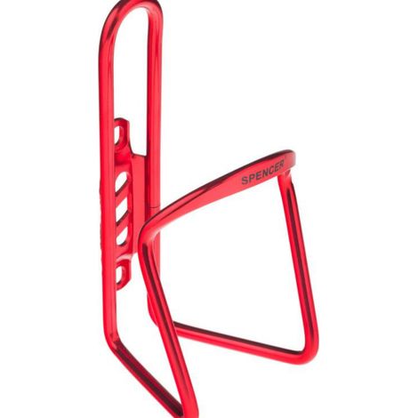 Fahrradflaschenhalter aus Aluminium, roter Spencer