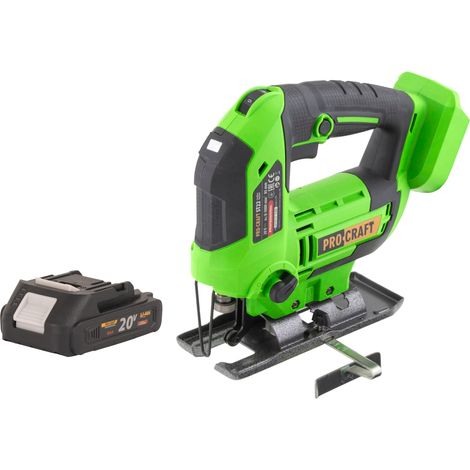 Seghetto alternativo a batteria Procraft ST22 20 V 80 mm Brushless + 1x batteria 2,0 Ah - senza caricabatteria