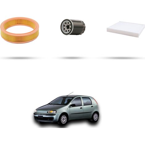 Kit tagliando 3 filtri compatibile con Fiat Punto II 1.2 8v 44kw dal 1999 (1/5)