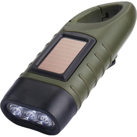 Lanterne Veva à manivelle, LED solaire - (1/5)
