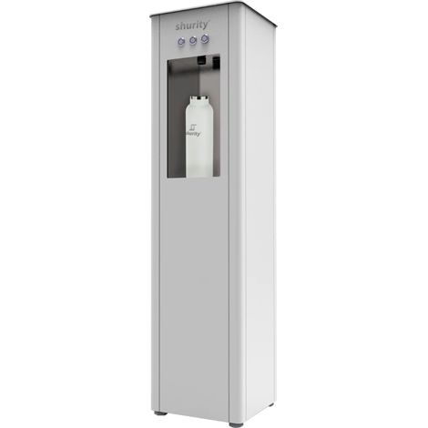 Dispenser Acqua Refrigerata a Colonna Shurity Kubica con Filtrazione, Bianco – 3 vie Liscia ambiente, fredda e gassata (1/3)