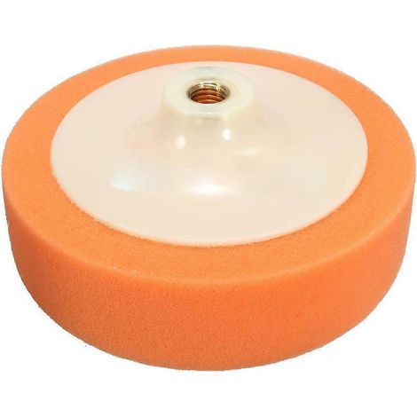 Tête de polissage automobile 150 mm, tampon de polissage en éponge pour filetage M14 -- (1/4)