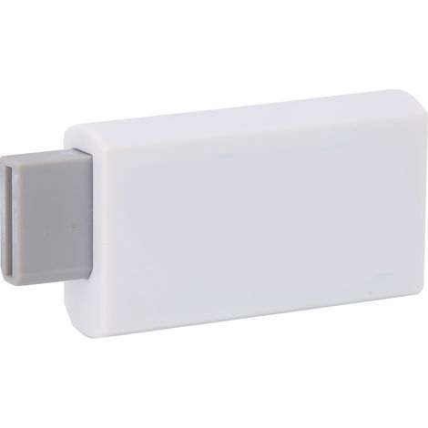 Convertisseur d'interface multimédia haute définition audio/vidéo 3,5 mm pour console de jeux (blanc) (1/5)