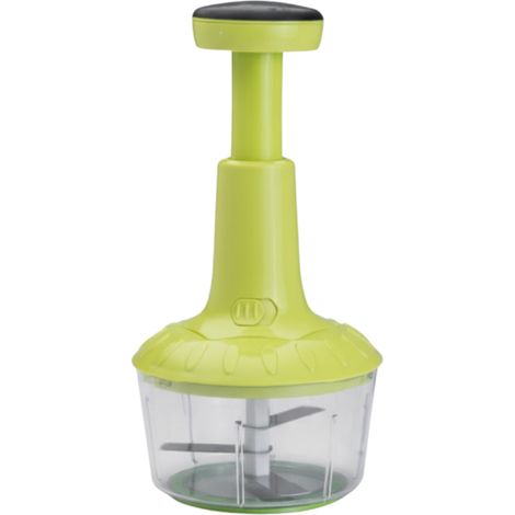VENTEO - Mixeur plongeant blender mixeur  Hachoir Manuel à Piston  Éminceur Cuisine Pression pour Légumes Fruits Herbes