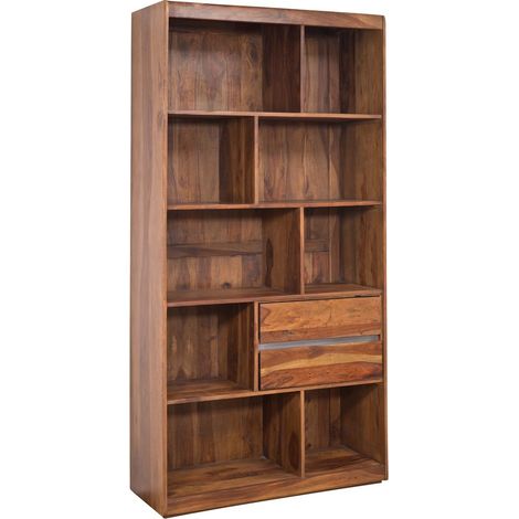 Regal Sheesham 102x40x205 noble unique lackiert SYDNEY 124