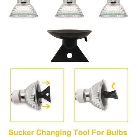 GU10-Halogenlampen (50 W), 230 V Wechselstrom, 2-polig, 35° Abstrahlwinkel, 2700 K, dimmbar, warmweiß, 6er-Pack (1/5)