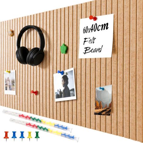 Tableau d'Affichage Décoratif en Feutre 60x40cm – Épaisseur 9mm (1/5)