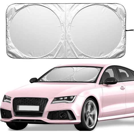 Parasol Coche Delantero,Coche Sol Sombra Parasol de Parabrisas Delantero Protector Solar para Coche parasoles,para Resistir a Los Rayos UV (150 70) (1/5)