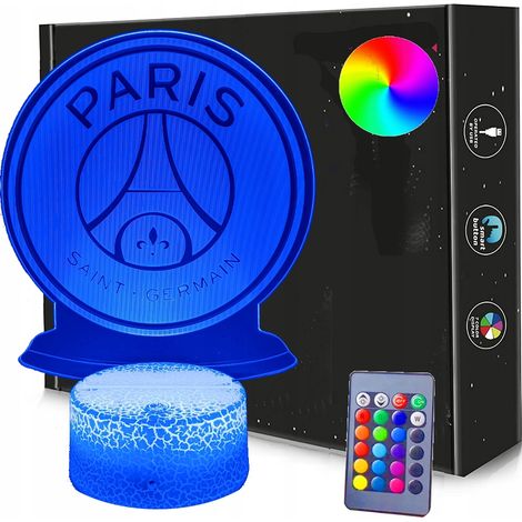 PSG Paris Saint-Germain 3D LED USB-Lampe + Fernbedienung (1/5)