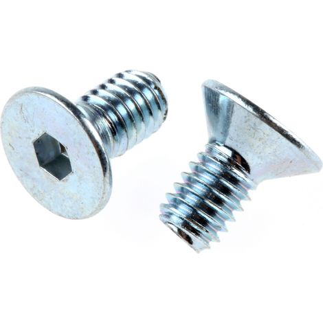 Vis à six pans creux, M4 x 8mm, tête Vis fraisée à tête creuse hexagonale, en Acier ( Prix pour Boîte de 50 )