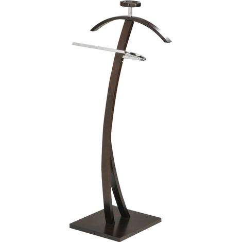 Valet de nuit en MDF teinté noyer