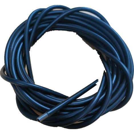 Schwarzes Federseil, 8 Meter, Ösen, 10 Haken in Fragezeichenform, Gardinenzubehörset (1/5)