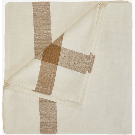 Nappe en coton Mirela 170x250 cm SKLUM Moka Brown